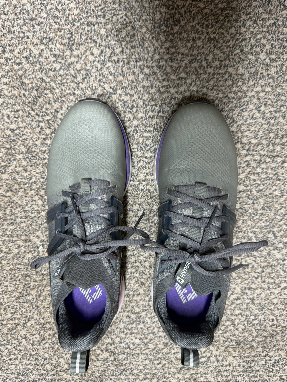 Women’s Purple & Gray Golf Shoes - 9.5